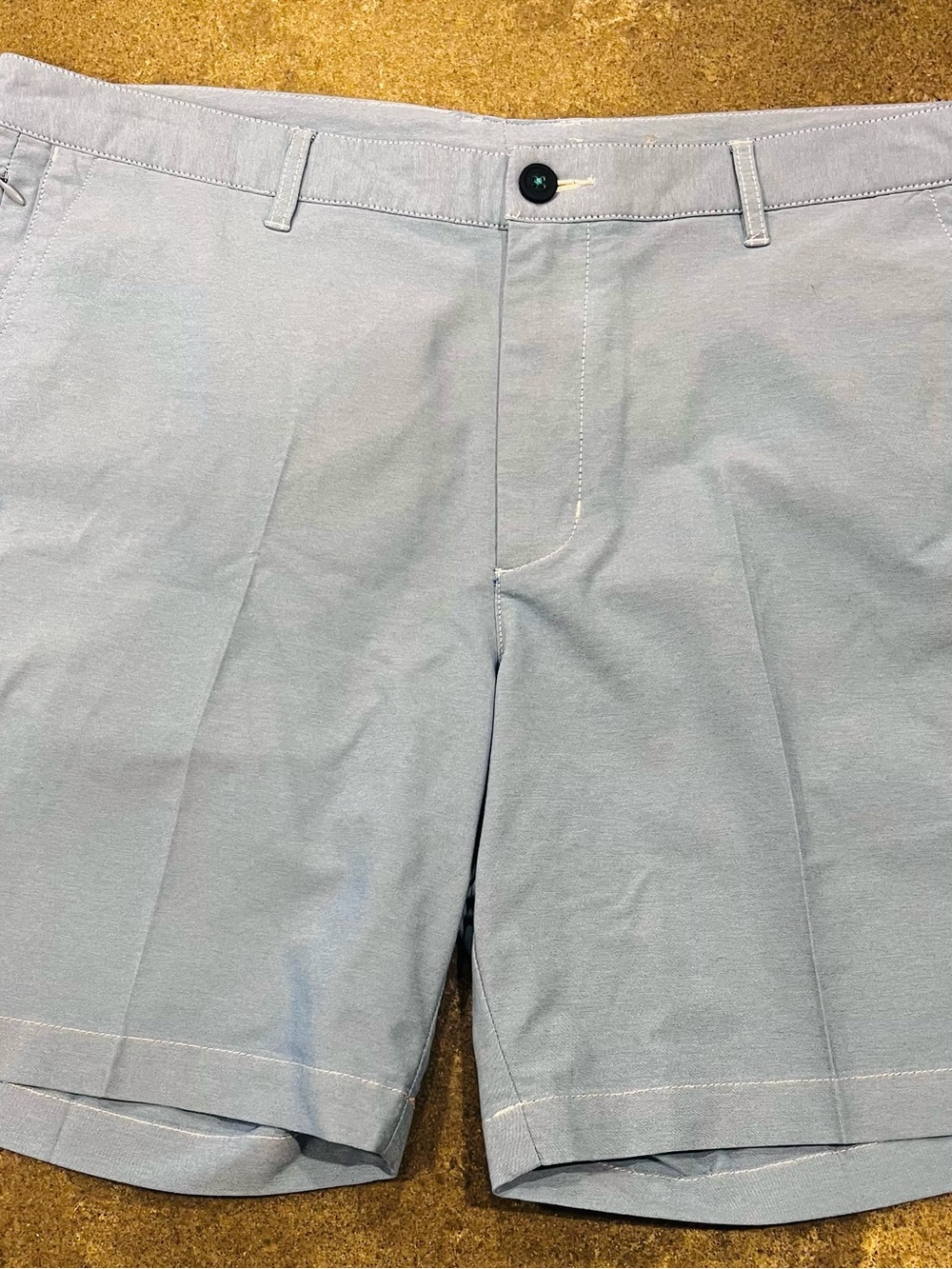 Tommy Bahama Pale Blue Flat-Front Men's Shorts